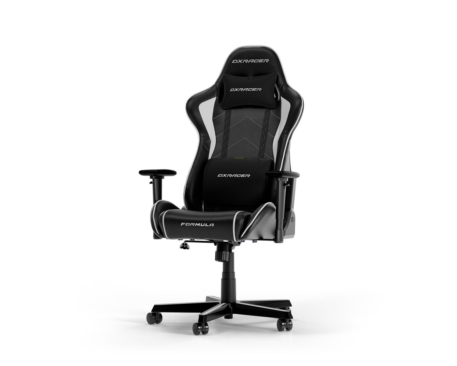 DXRacer FORMULA XL Black & White PVC Leather